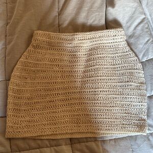 Meshki Irie Embellished Knit Mini Skirt